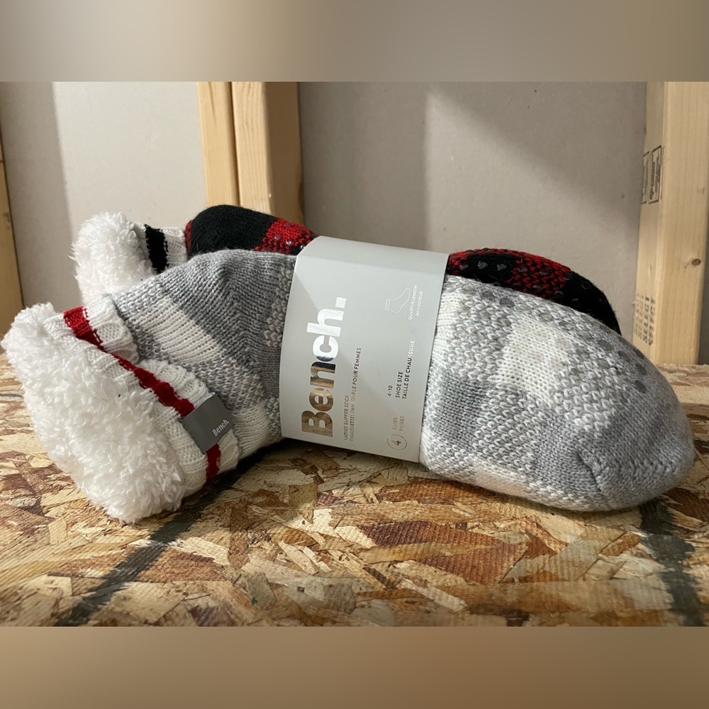 3 pair NWT BENCH Slipper Socks for women shoe size 4-10